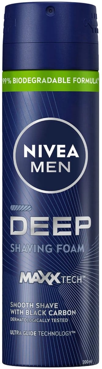 Nivea - Shaving Foam For Men Deep (Smooth Shave) 200 Ml