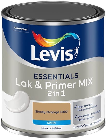 Levis - Essentials Lak & Primer Mix - Shady Orange C60 - Mengverf - 1 L