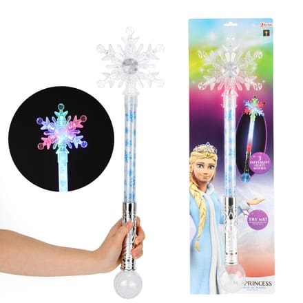 Toi-Toys - Ice Princess Magic Wand Snowflake with Light