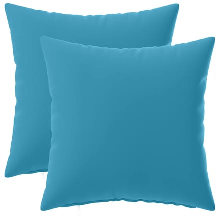 vidaXL - Kussensloop - 2 - pcs - HEERLEN - Lichtblauw - 30 - x - 30 - cm - Polyester