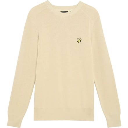 Lyle & Scott Rib Pullover Greige - Maat L - Heren - Pullovers