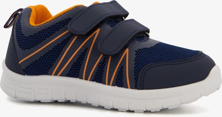 Chicane kinder gymschoenen klittenband blauw oranje - Maat 30