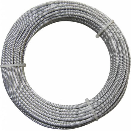 Staaldraad staal/verzinkt 3 mm