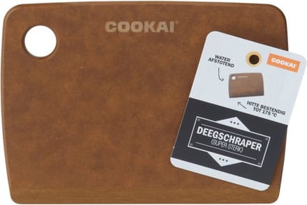 Deegschraper, Hout, Bruin - Cookai