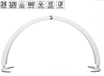 RickiParodi Hi-Lite – Professionele Nagellamp – Half Moon – LED – 24W – Opvouwbaar