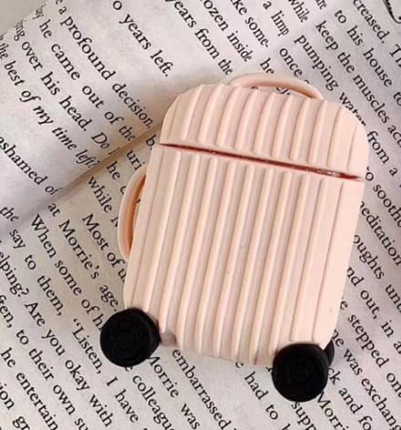 Hidzo Hoes Voor Apple's Airpods - Koffer - Lichtroze