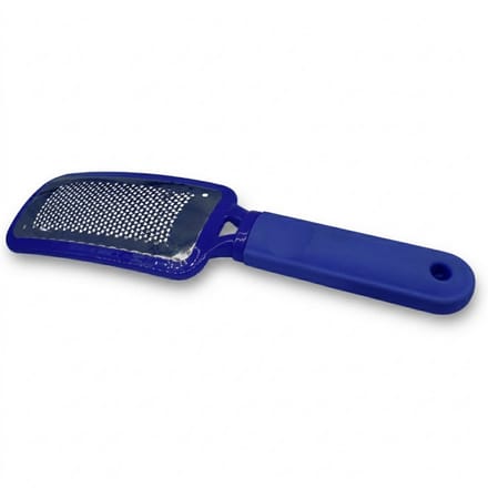 Maxenza Professionele Voetenvijl XXL – RVS Eeltverwijderaar met Ergonomische Handgreep – Blauw
