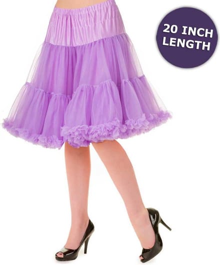Banned - Walkabout Petticoat - M/L - Paars
