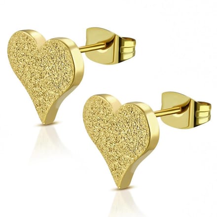 Amanto Oorbellen Bekir Gold - 316L Staal - Hart - 9x10mm
