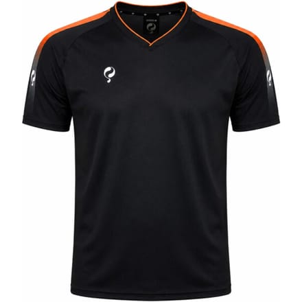 Q1905 Trainingsshirt maher zwart / oranje / wit