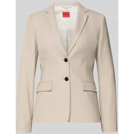 Slim fit longblazer met viscose Model 'ADALAS'