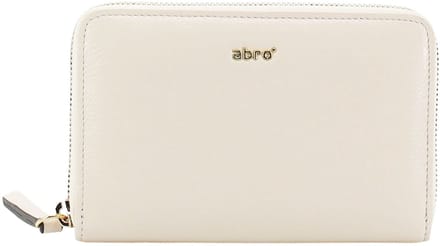abro Leren Portemonnee Leather Dalia Wallet Beige