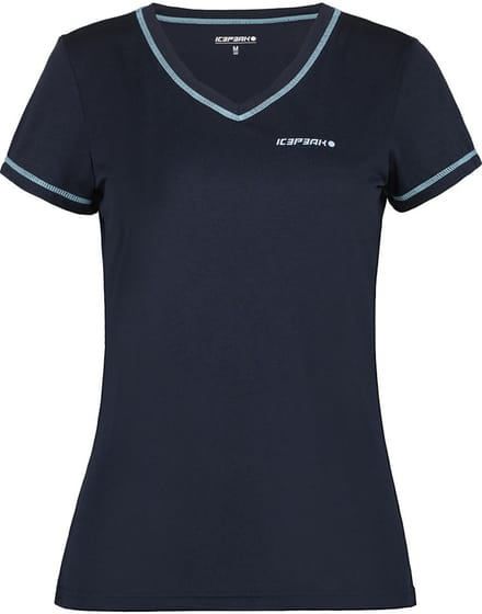 Icepeak Beasley T-shirt Met Korte Mouwen Blauw L Vrouw
