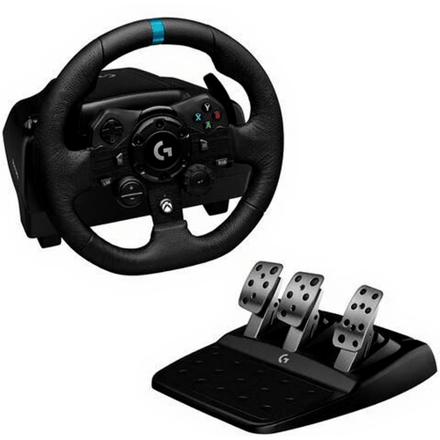 Logitech G923 TRUEFORCE Racing Wheel & Pedalen - Xbox One | Series S&X & PC - Wired Steering wheel & Pedal set - Microsoft Xbox One