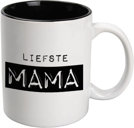 Moederdag - Mok - Zwart Wit - Snoep - Mama - lint: "Speciaal voor jou" - Cadeauverpakking