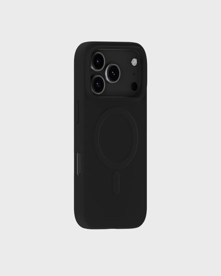 Holdit Soft geschikt voor MagSafe Case geschikt voor iPhone 17 Pro Max - Zwart