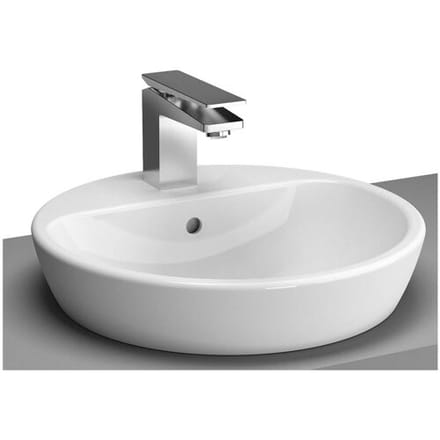 VitrA Metropole countertop washbasin round 44.5 x 45 cm without overflow 5941B003-0041
