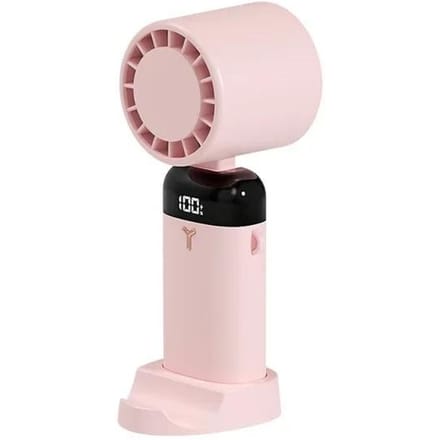 3600mAh Mini Handheld Ventilator Draagbare Halfgeleider Koeling Desktop Ventilator Opvouwbaar Hangende Nek Luchtkoeler Buiten