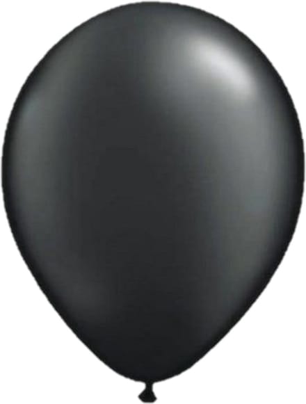 Ballonnen - Zwart - 30cm - 100st.