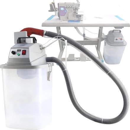 Draadtrimmer - Elektrische trimmer - Kleding afwerken - Borstelloze motor - 30L opslag - Grijs
