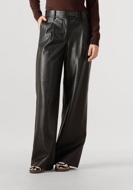 WITHBLACK Wbljork Vegan Wide Pant Broeken Dames - Zwart - Maat L