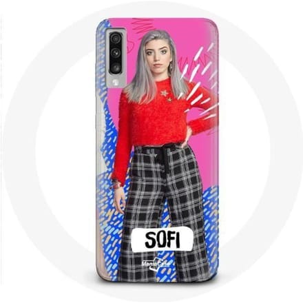 Coque pour Samsung Galaxy A70 Poursuis Tes Rêves Sofía Go! Vive a tu manera