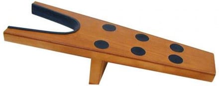 Houten Laarzenknecht. met rubberen