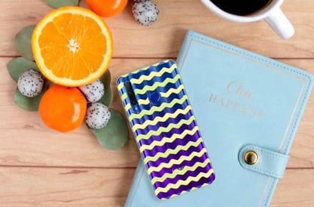 Honor 20 Lite TPU bumper Waves Yellow