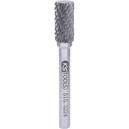 KS Tools 5153224 Freesstift Hardmetaal Lengte 65 mm Afmeting, Ø 6 mm Werklengte 40 mm Schachtdiameter 6.0 mm