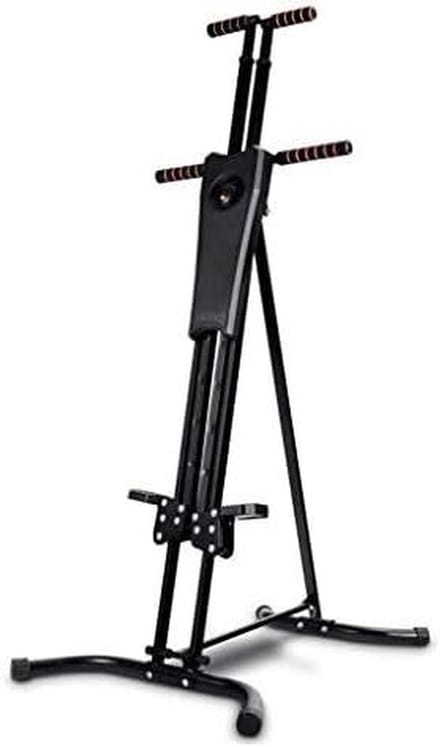 Verticale Klimmachine - Stepper Machine - Full Body Workout - Opvouwbaar Design - Tot 300kg - Zwart