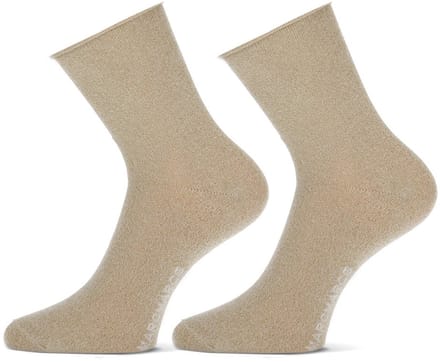 MarcMarcs - 4-Pack - Damessokken - Katoenmix Zachte - Dames - beige - 35-38 - 81997
