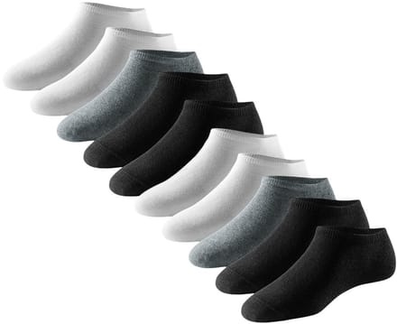 Schiesser Dames sneakersokken 10 pack Bluebird