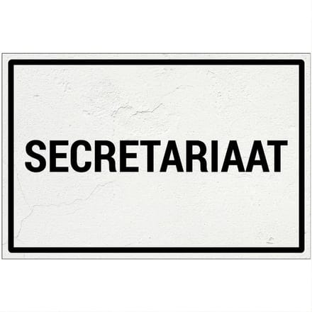 Secretariaat bord | Forex Re materiaal | 30 x 20 cm