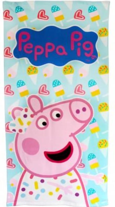 Peppa Pig strandlaken Little Love Ja sneldrogend 70 x 140 cm - polyester