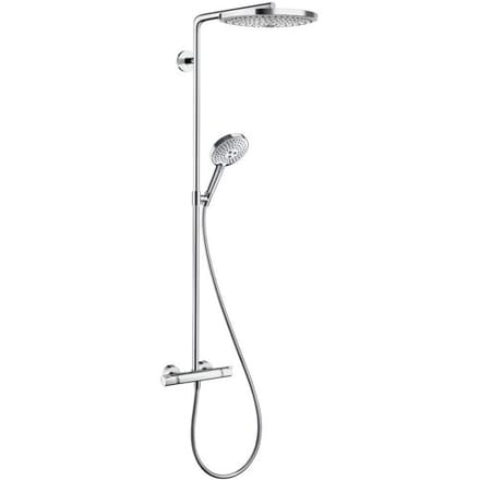 hansgrohe Raindance Select S Showerpipe 300 2jet met thermostaat chroom