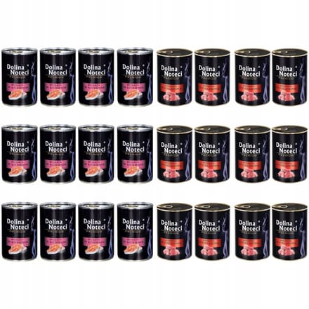 Dolina Noteci - Premium Kattenvoer - Zalm en Kalfs - 24x400g