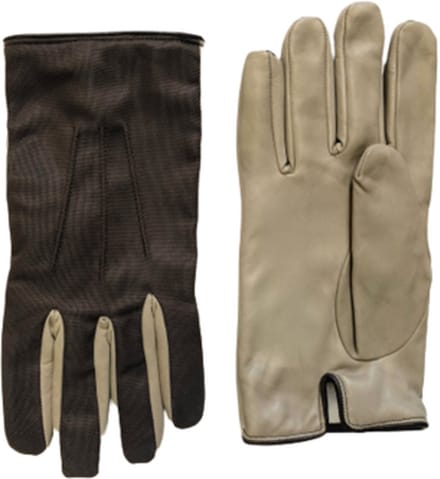 Hommard Nappa Leren Heren Handschoenen 2 tone, wol gevoerd, maat Medium