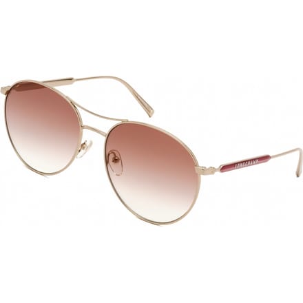 Longchamp Zonnebril Roségoud / Kleurverloop Rood