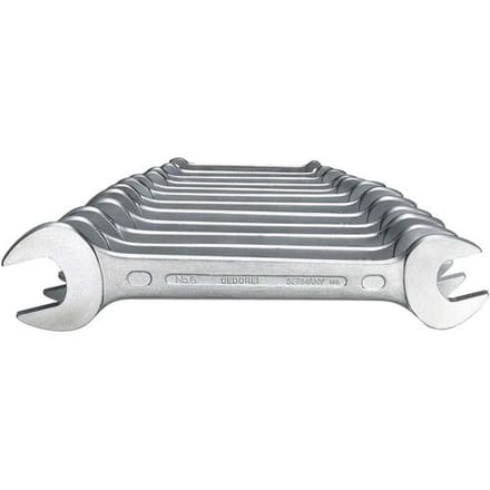 Gedore 6078350 6-122 ISO Dubbele steeksleutelset 12-delig Sleutelbreedte (metrisch) 6 - 34 mm