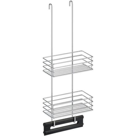 Smedbo Sideline shower basket set with extractor black B1245B