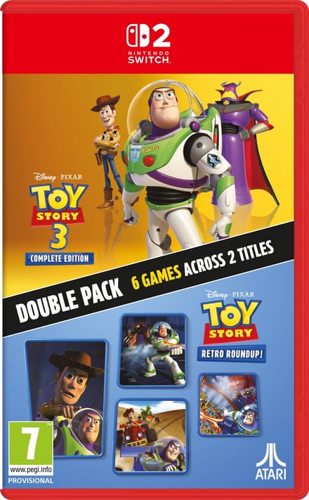 Nintendo Switch 2 Switch 2 Toy Story - Retro Round Up! + Toy Story 3 Complete Edition Games