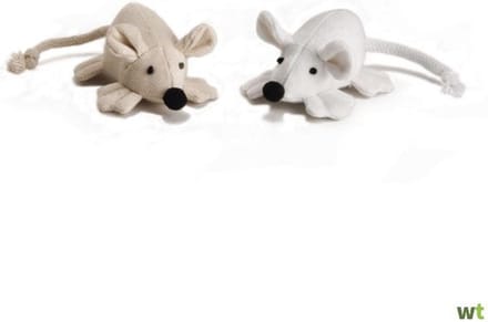 Beeztees canvas speelmuis Paddle 1 stuks