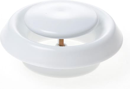 Nedco Ventilatierooster luchtrooster wit instelbaar rond 100mm 512100