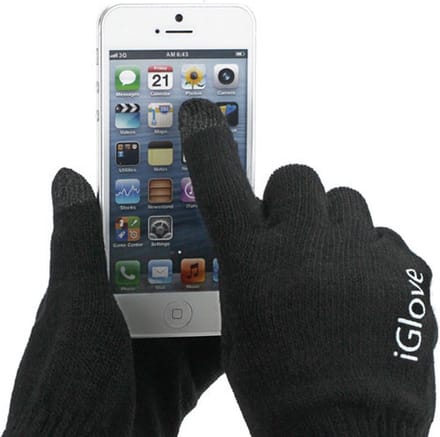 Peachy Touch Handschoenen iGlove geschikt voor iPhone Touchscreen Zwart