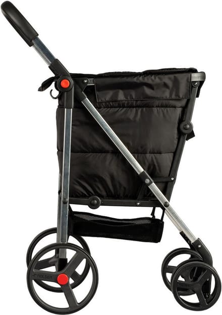 Rolser Boodschappentrolley Basket Polar 4B - Zwart