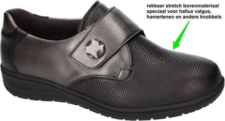 Solidus -Dames - bruin donker - lage gesloten schoenen - maat 36.5