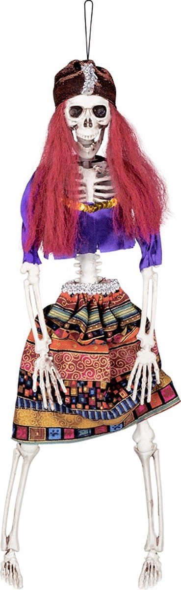 Boland - Decoratie Skelet waarzegster - Horror - Horror
