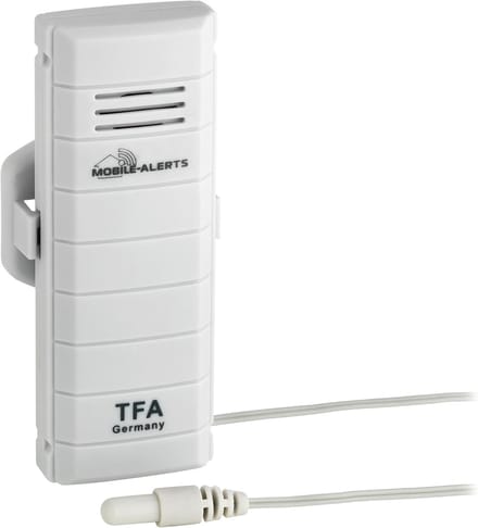 Temperatuur Zender - Kabel thermometer - Weer Meten - Waterdichte Sensor - 1 stuk - Wit