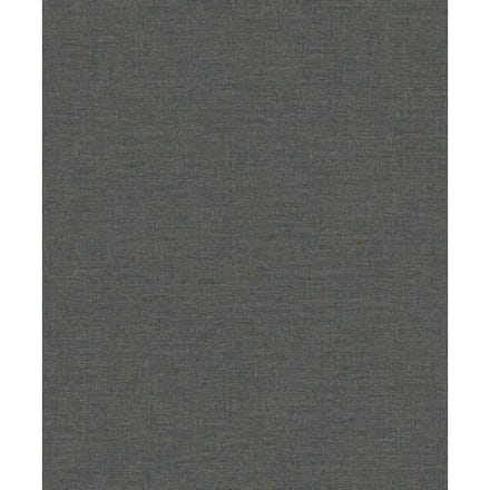 Dutch Wallcoverings - Vliesbehang - Linen & Textures - uni blauw/goud - LT10024