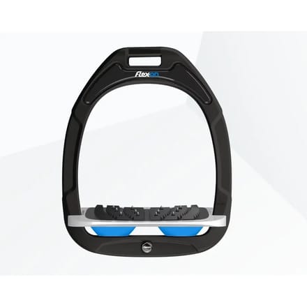 Ingelaste Ultra Grip Groene/Grijze/Azure stijgbeugels Flex-On Green Composite